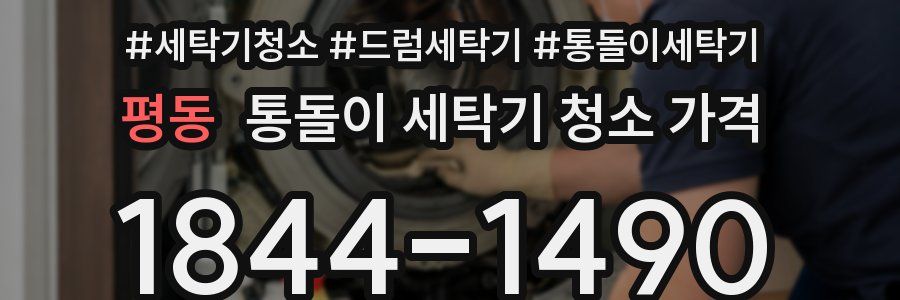 평동 통돌이 세탁기 청소 가격