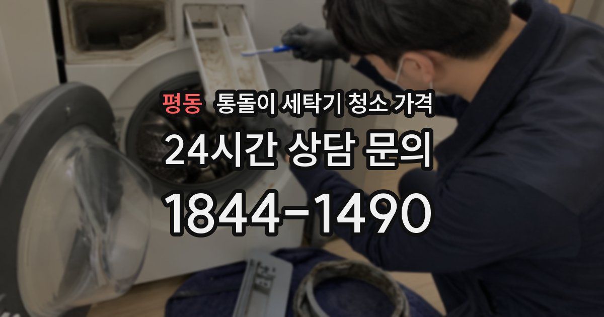 평동 통돌이 세탁기 청소 가격