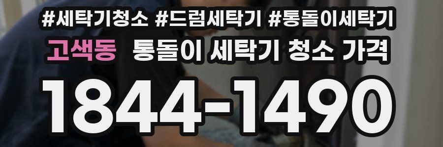 고색동 통돌이 세탁기 청소 가격