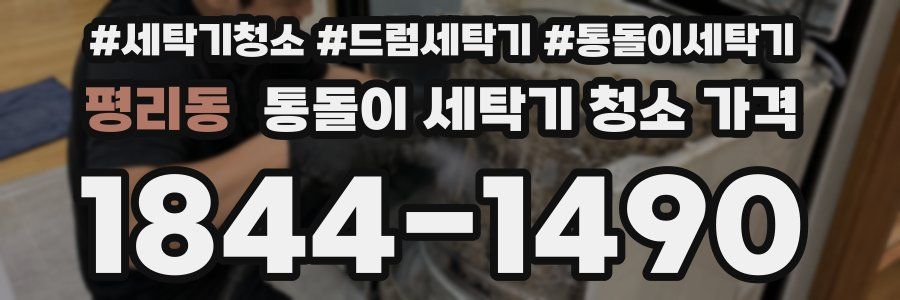 평리동 통돌이 세탁기 청소 가격