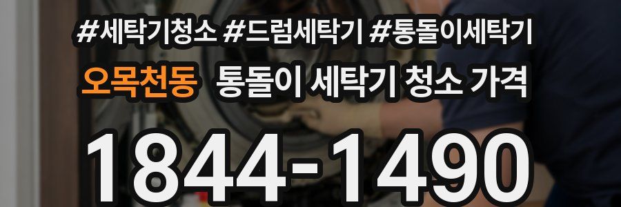 오목천동 통돌이 세탁기 청소 가격