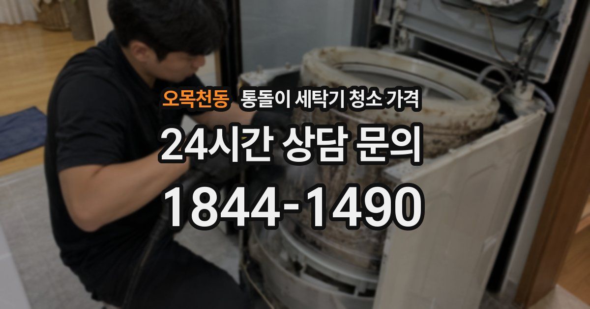 오목천동 통돌이 세탁기 청소 가격