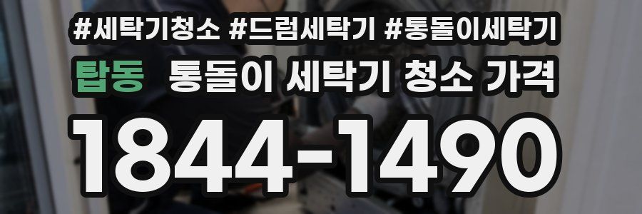탑동 통돌이 세탁기 청소 가격