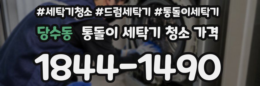 당수동 통돌이 세탁기 청소 가격