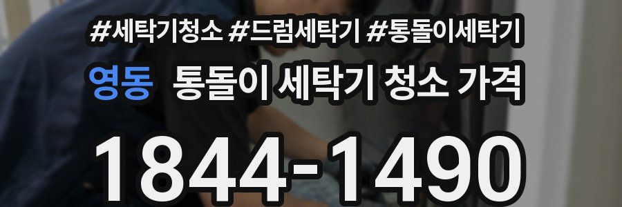 영동 통돌이 세탁기 청소 가격