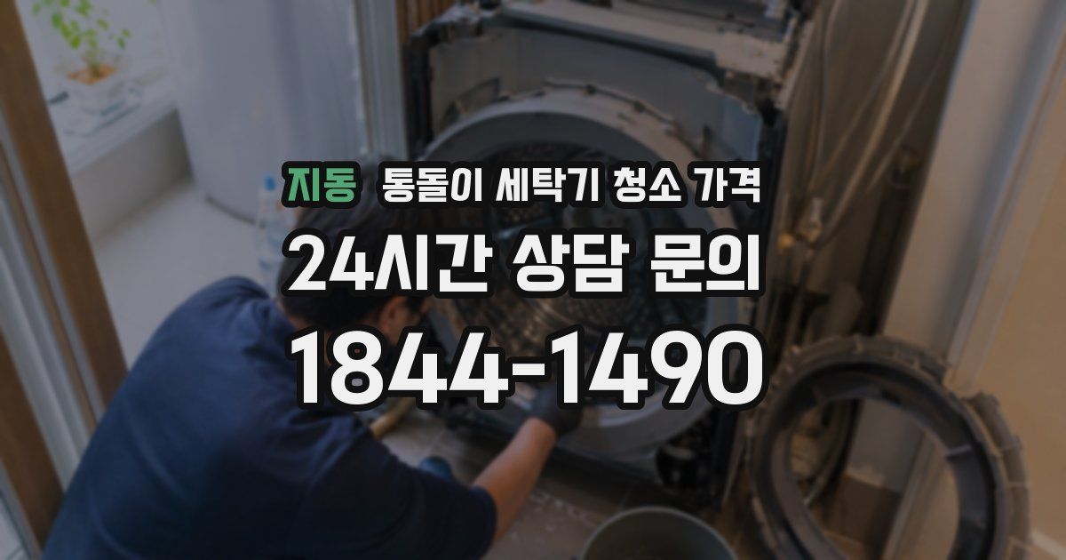 지동 통돌이 세탁기 청소 가격