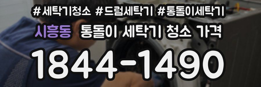 시흥동 통돌이 세탁기 청소 가격