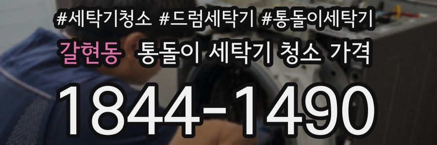 갈현동 통돌이 세탁기 청소 가격