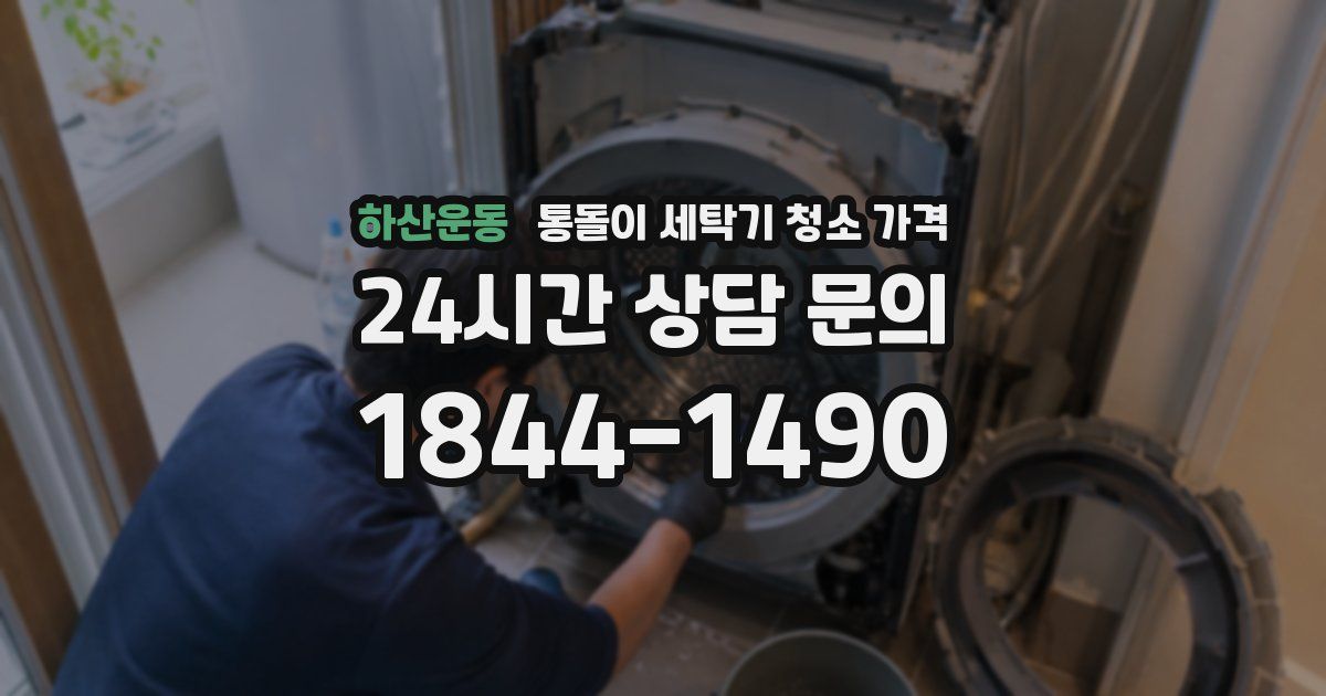 하산운동 통돌이 세탁기 청소 가격