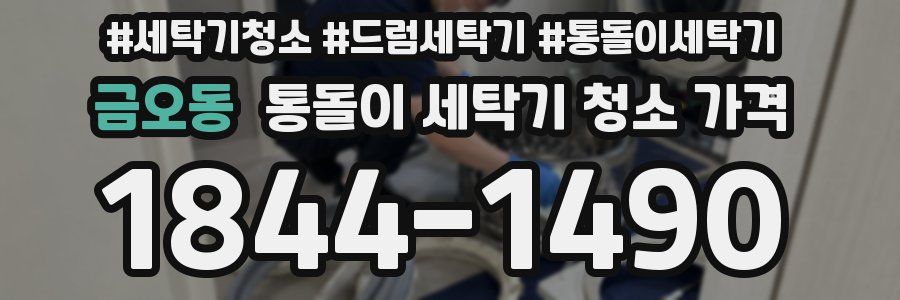 금오동 통돌이 세탁기 청소 가격