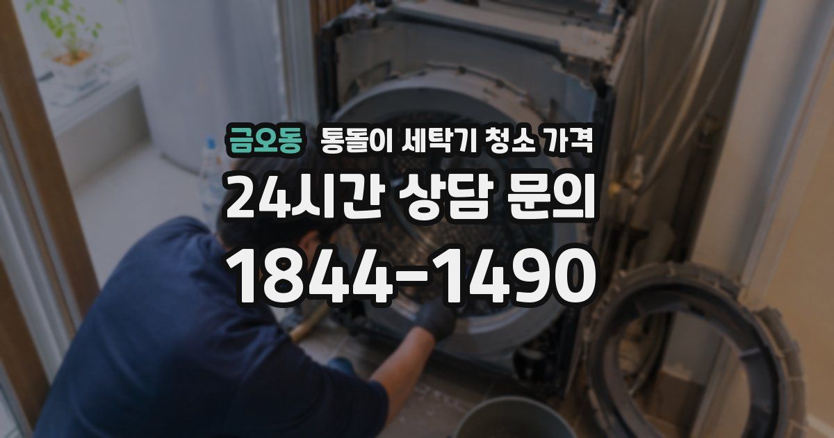 금오동 통돌이 세탁기 청소 가격