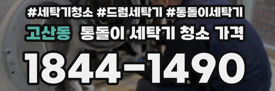 고산동 통돌이 세탁기 청소 가격