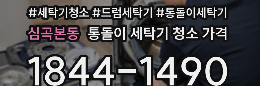 심곡본동 통돌이 세탁기 청소 가격