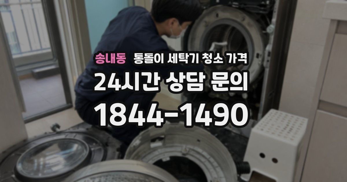 송내동 통돌이 세탁기 청소 가격