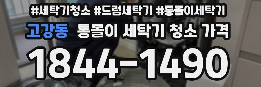 고강동 통돌이 세탁기 청소 가격