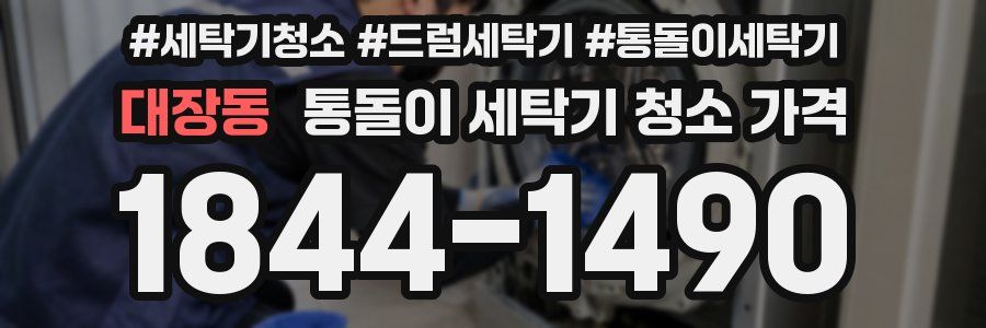 대장동 통돌이 세탁기 청소 가격