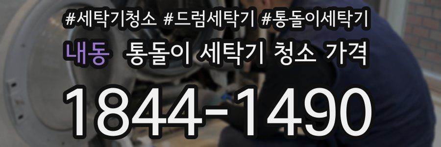 내동 통돌이 세탁기 청소 가격