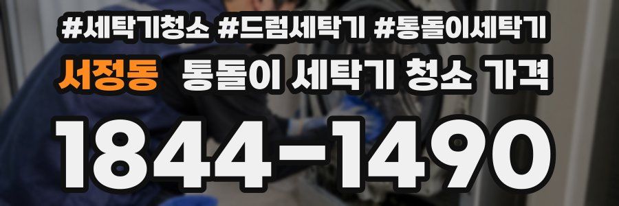 서정동 통돌이 세탁기 청소 가격