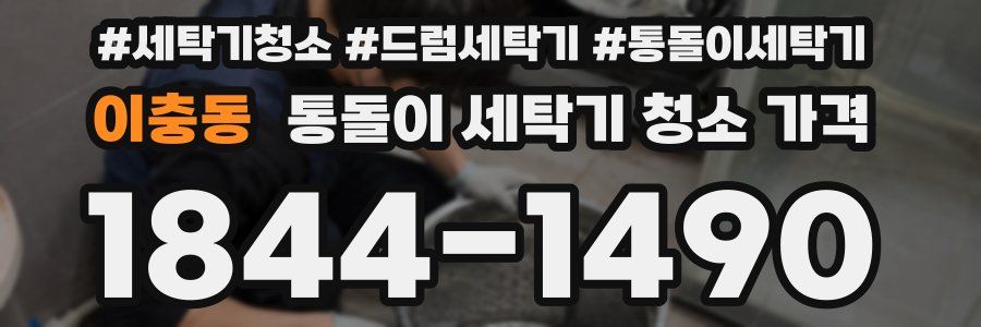 이충동 통돌이 세탁기 청소 가격