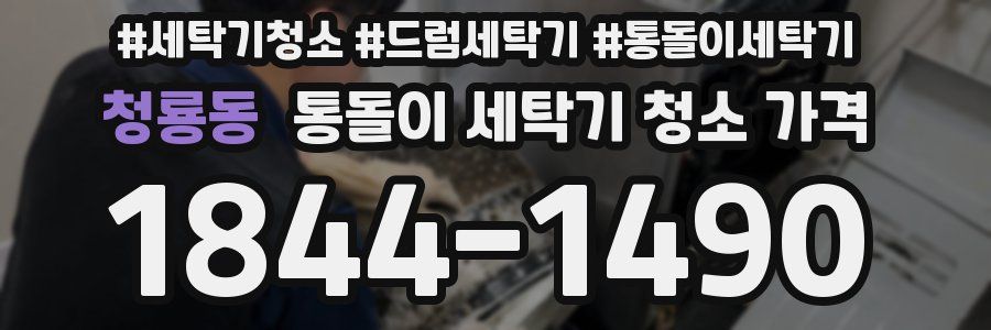 청룡동 통돌이 세탁기 청소 가격
