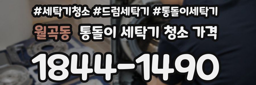 월곡동 통돌이 세탁기 청소 가격