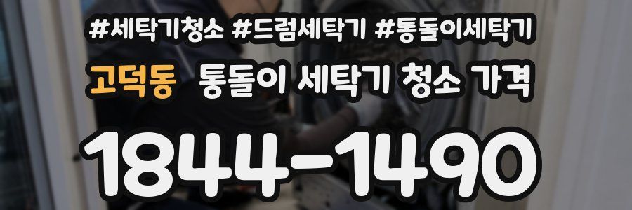 고덕동 통돌이 세탁기 청소 가격