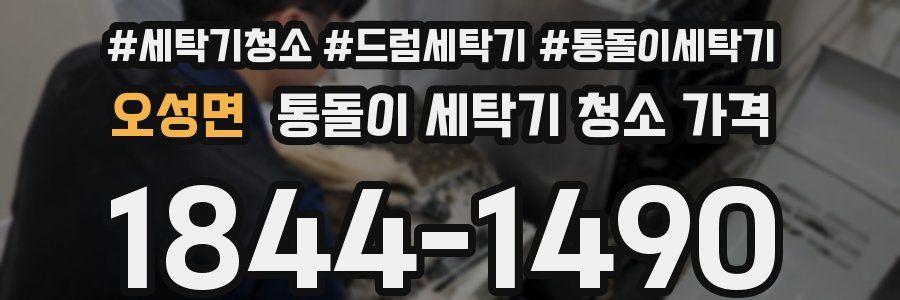 오성면 통돌이 세탁기 청소 가격
