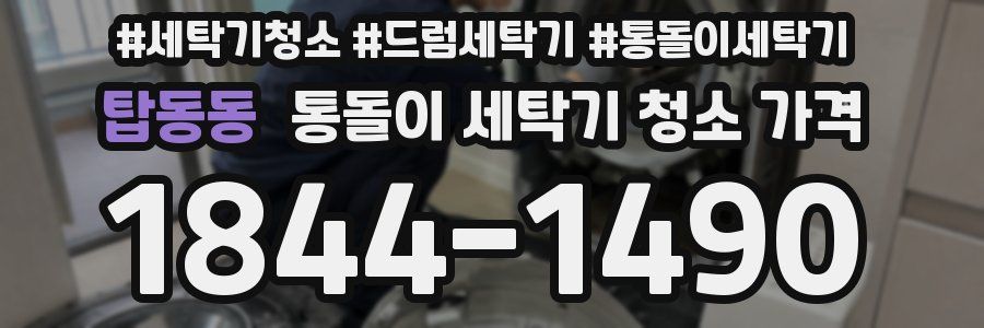 탑동동 통돌이 세탁기 청소 가격