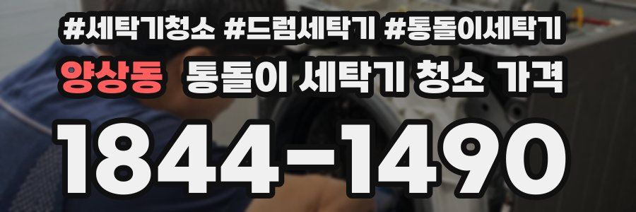양상동 통돌이 세탁기 청소 가격