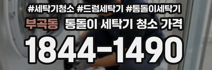 부곡동 통돌이 세탁기 청소 가격