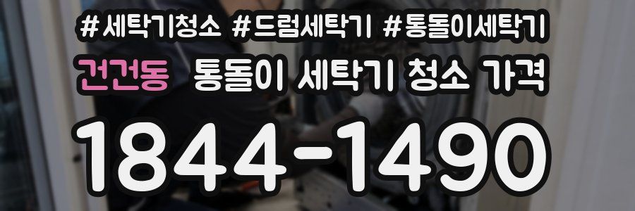 건건동 통돌이 세탁기 청소 가격