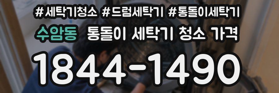 수암동 통돌이 세탁기 청소 가격