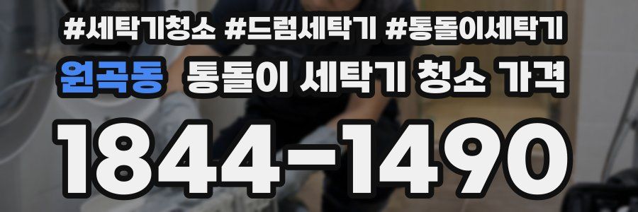 원곡동 통돌이 세탁기 청소 가격
