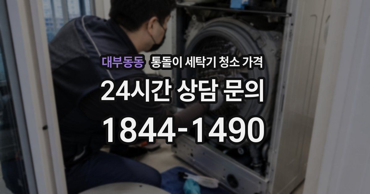 대부동동 통돌이 세탁기 청소 가격