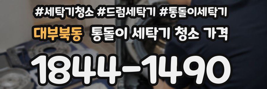 대부북동 통돌이 세탁기 청소 가격