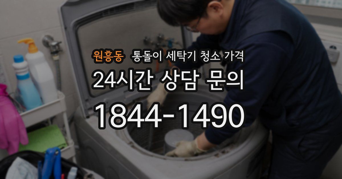 원흥동 통돌이 세탁기 청소 가격