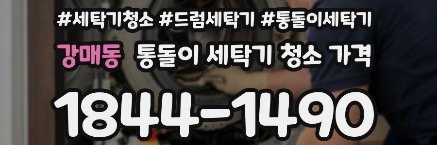 강매동 통돌이 세탁기 청소 가격