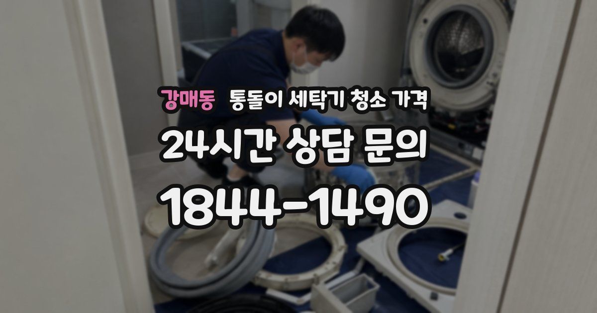 강매동 통돌이 세탁기 청소 가격