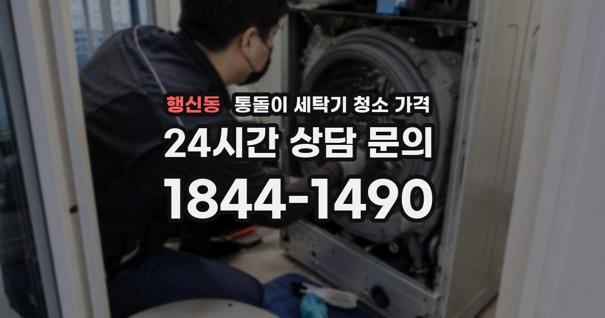 행신동 통돌이 세탁기 청소 가격