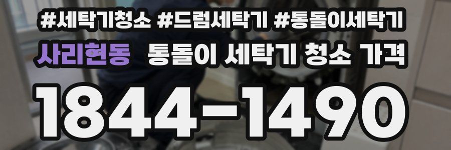 사리현동 통돌이 세탁기 청소 가격
