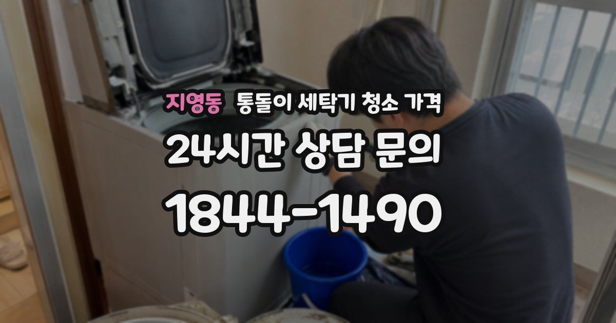 지영동 통돌이 세탁기 청소 가격