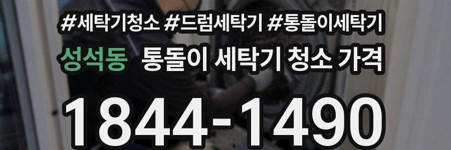 성석동 통돌이 세탁기 청소 가격