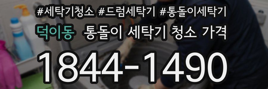 덕이동 통돌이 세탁기 청소 가격