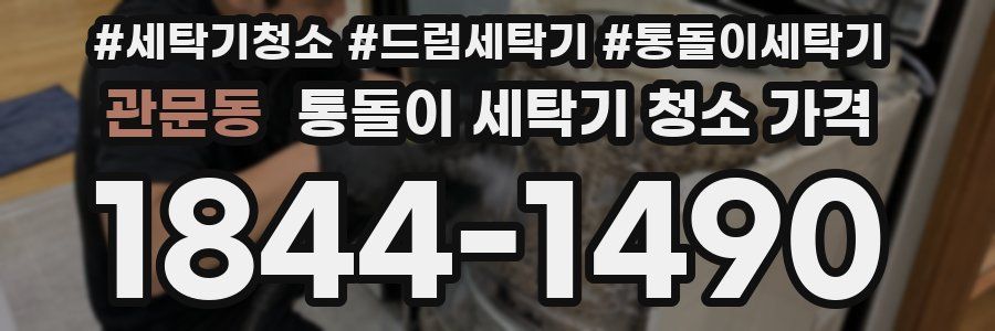 관문동 통돌이 세탁기 청소 가격