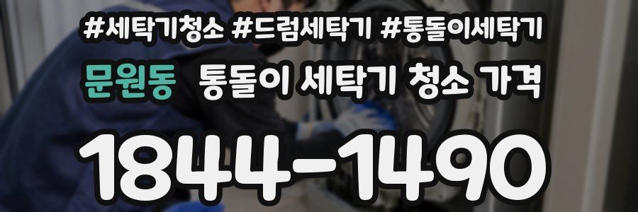 문원동 통돌이 세탁기 청소 가격