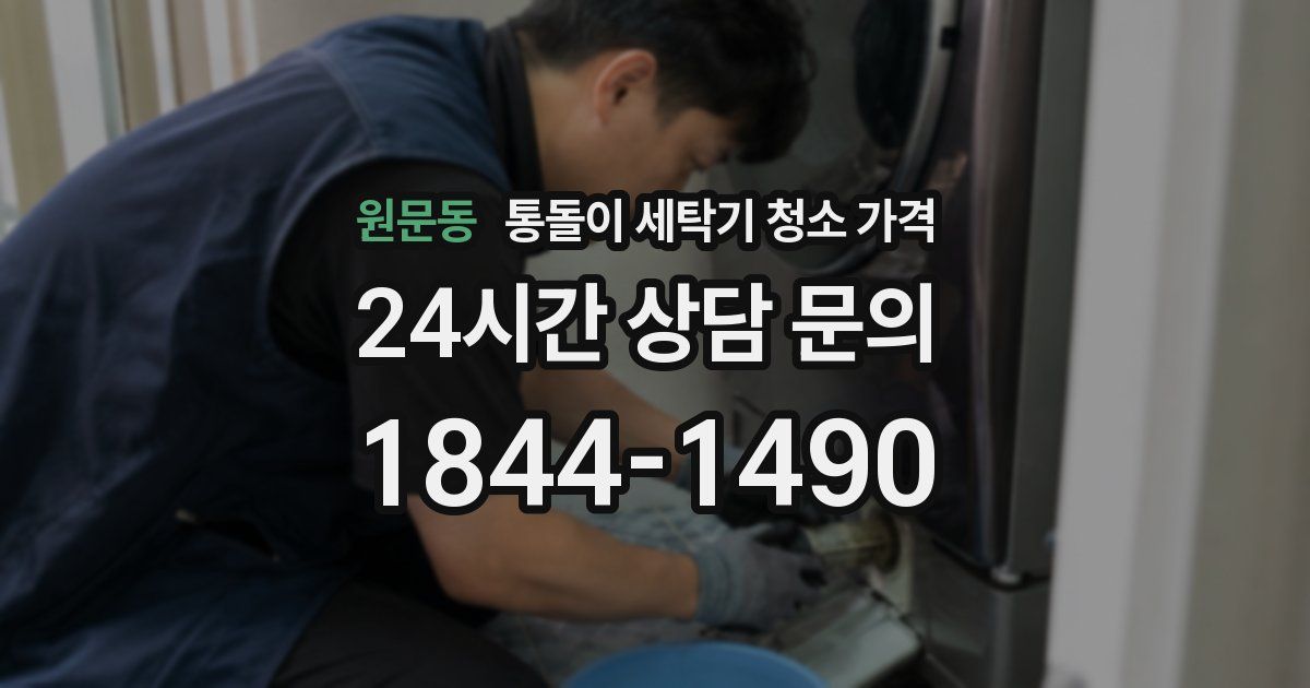 원문동 통돌이 세탁기 청소 가격