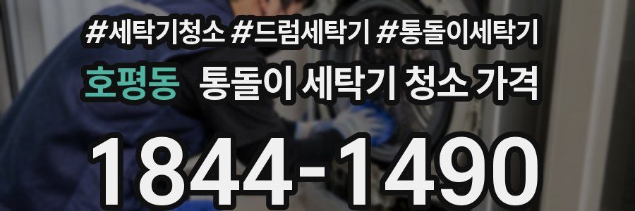 호평동 통돌이 세탁기 청소 가격