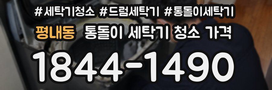 평내동 통돌이 세탁기 청소 가격