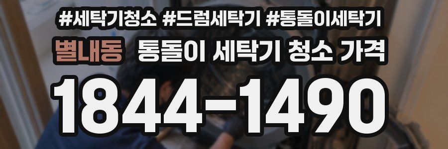 별내동 통돌이 세탁기 청소 가격