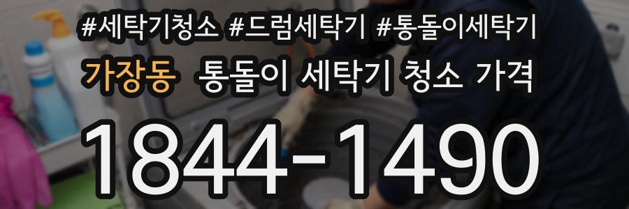 가장동 통돌이 세탁기 청소 가격